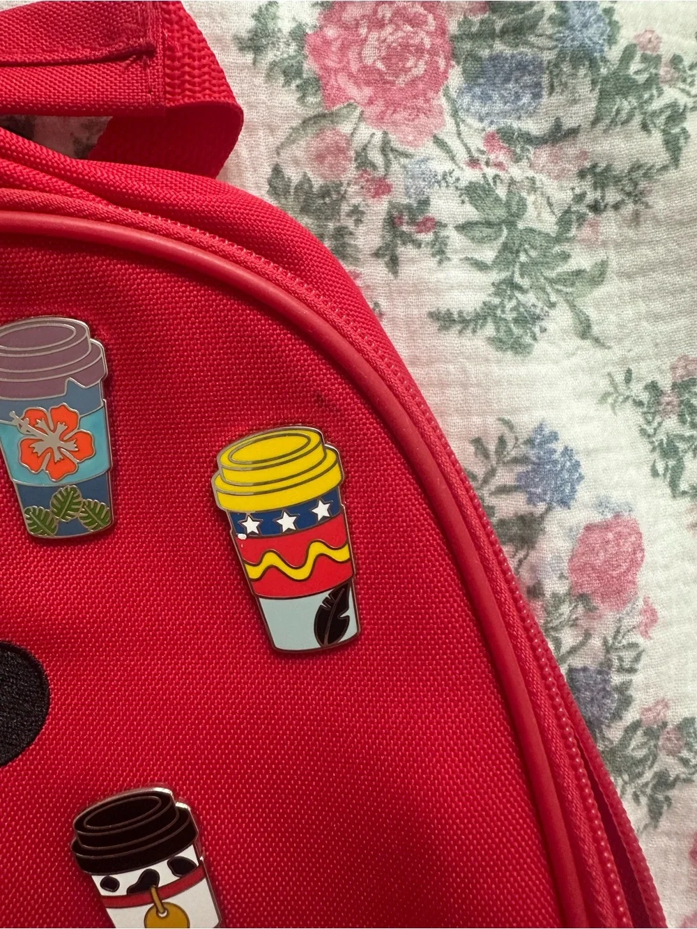 Red Minnie Mouse Polka Dot Mini Backpack